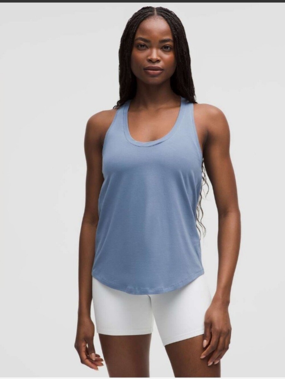 lululemon athletica Light Blue Racerback Tank Top